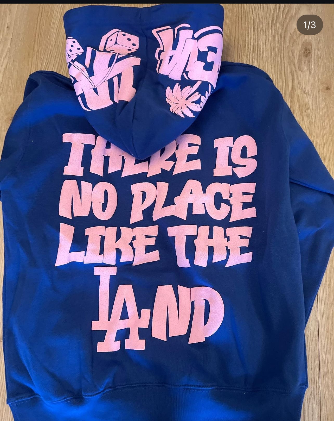 Blue Cotton Candy Puff Hoodie Preorder