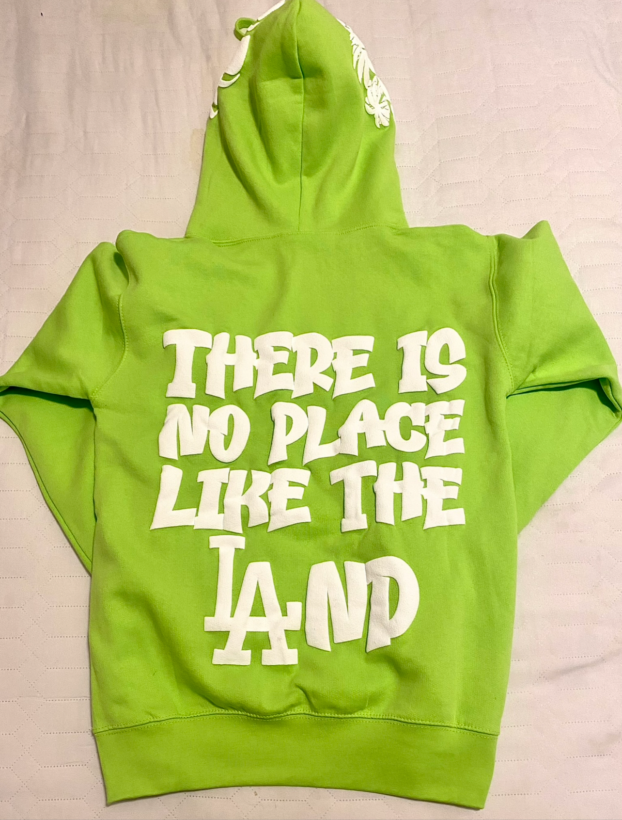 Lime Green Puff Hoodie Preorder