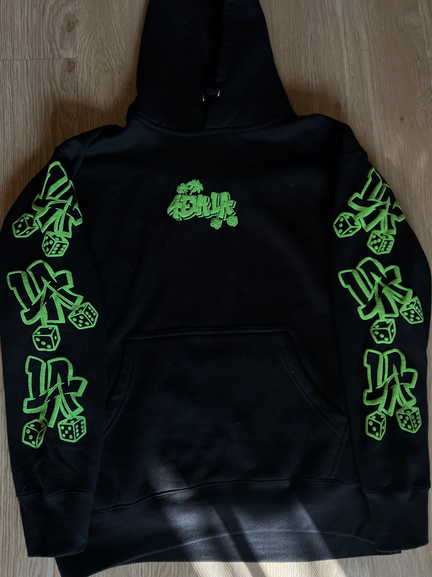 Slime Green DICE HOODIE