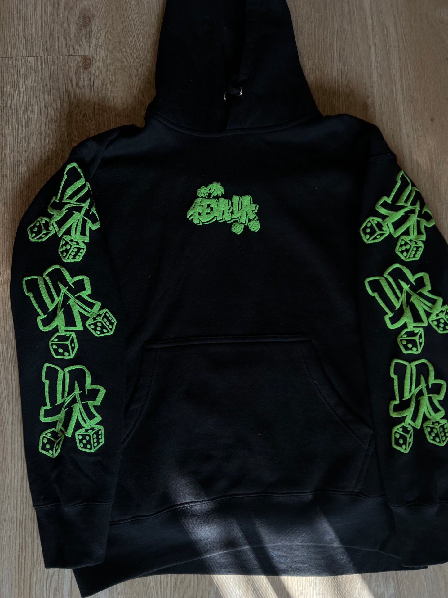 Slime Green DICE HOODIE