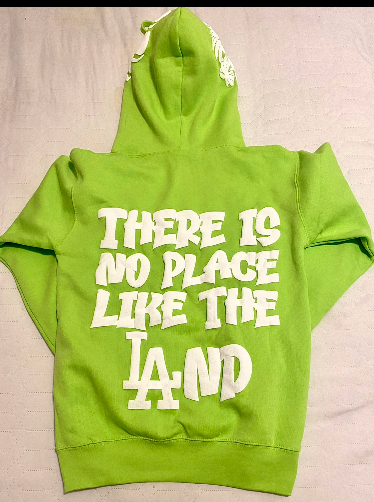 Lime Green Puff Hoodie Preorder