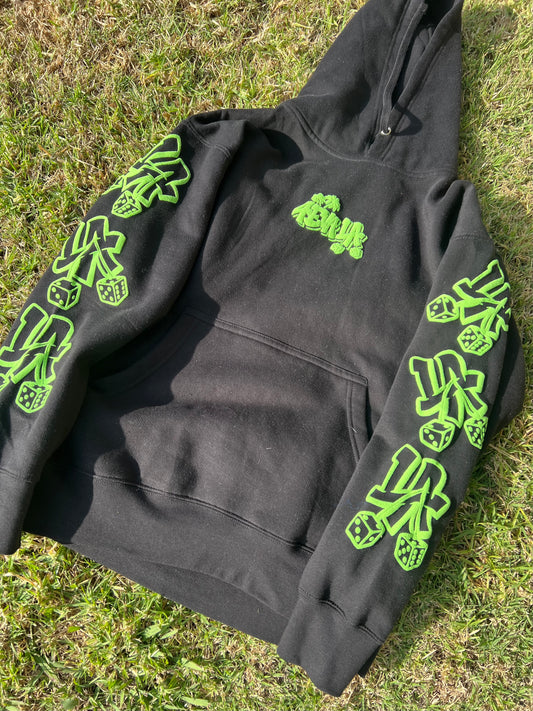 Slime Green DICE HOODIE