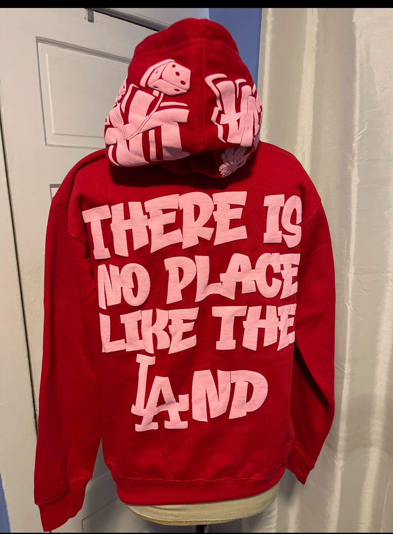 Cherry Red Puff Hoodie Preorder