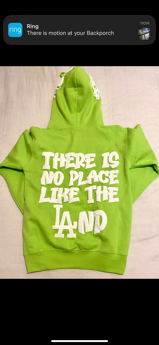 Lime Green Puff Hoodie Preorder