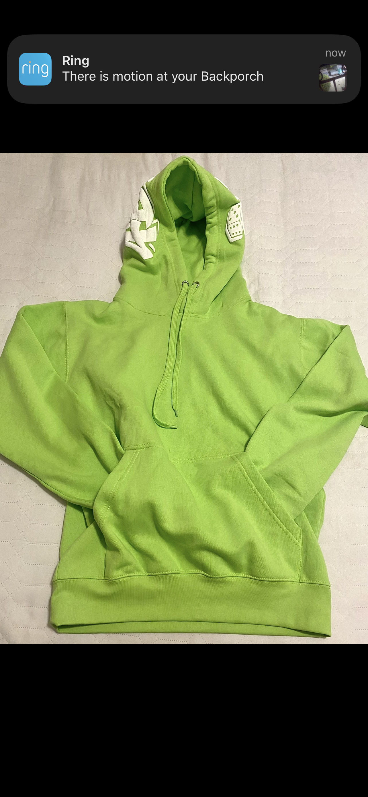 Lime Green Puff Hoodie Preorder